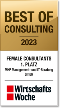 Best of Consulting 2023, Female Consultants 1. Platz, Wirtschaftswoche